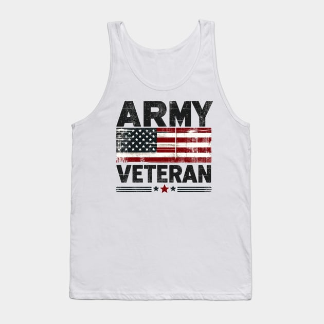 ARMY VETERAN Tank Top by Vehicles-Art